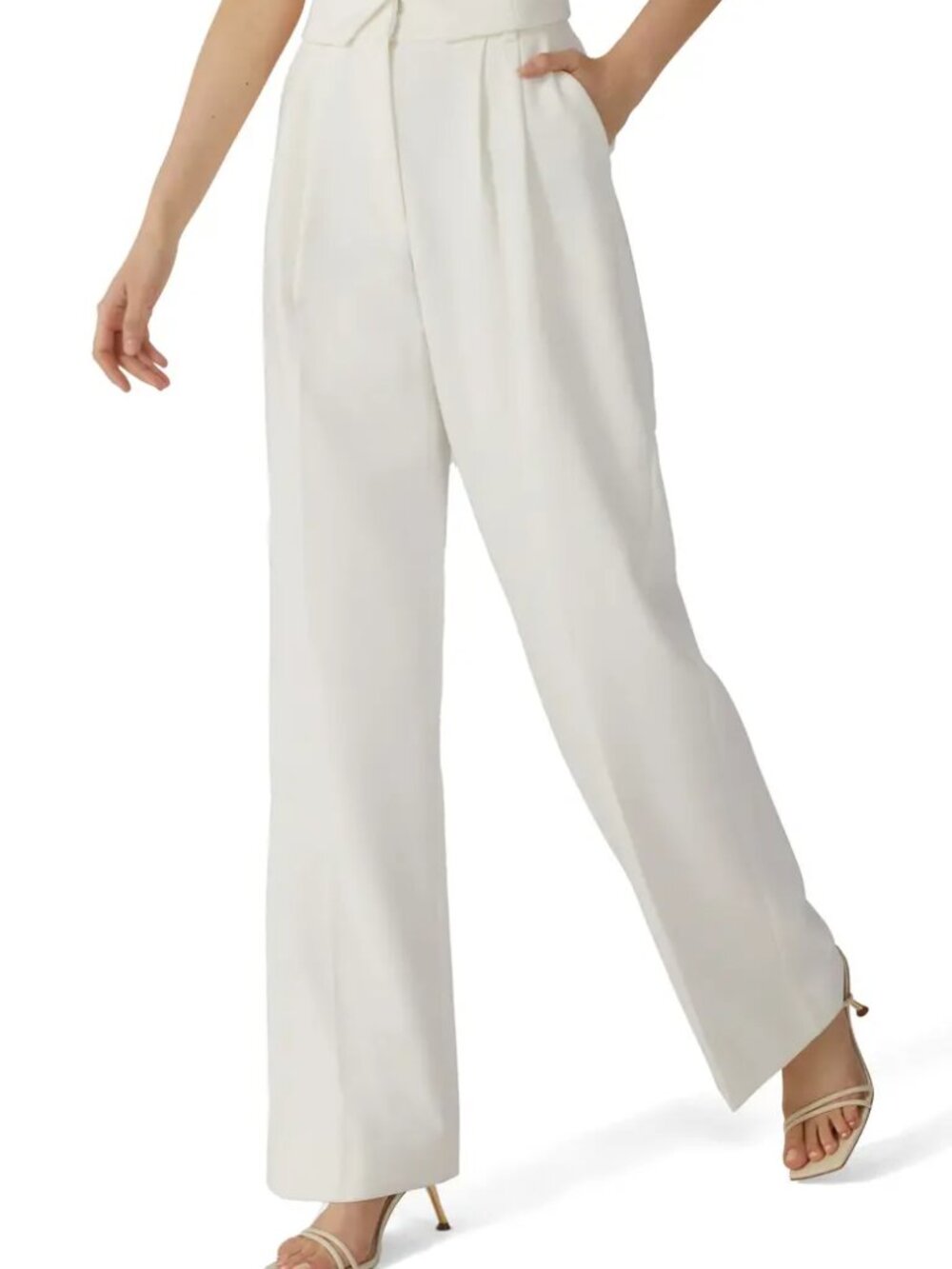 FAVORITE DAUGHTER AGNES PANTS SIZE 0 IVORY NEW NWT
